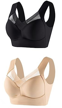 BH für hängende brüste durchsichtige träger Damen ohne bügel rücken geradehalter Clip Bustier trägerloser Bikini