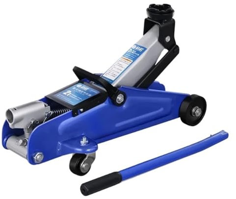 2 Tonnen hydraulischer Wagenheber, for Autos und andere Fahrzeuge, Hubbereich 135 x 320 mm (blau)