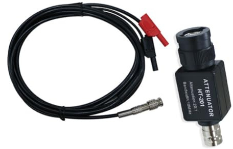 Lnfxkvva HT30A+ HT201 Oscilloscope Accessories Set BNC Connecter Auto Leads, Auto Ignition Probe and 10MHz 20:1 Attenuator