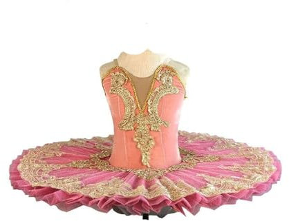 Blaues Ballett-Tutu, Mädchen, Damen, Erwachsene, professionelles Ballett-Tutu, Erwachsene, Ballett-Kostüm, Ballerina, Tanzkostüme, Erwachsene, rose, M