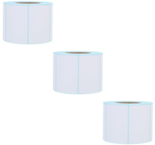 NUOBESTY 6rouleaux Étiquettes Thermiques Auto-adhésives Blanches Lot De Étiquettes Résistantes à Eau Et Aux Huiles Pour Expédition Et Adressage