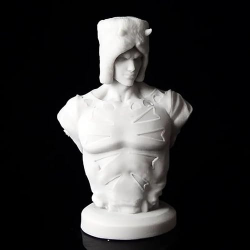 Narancia Ghirga Figura Jjba Anime, Busto fai da te, statuetta dipinta in resina, decorazione per la casa, 9,5 x 7,5 x 13 cm