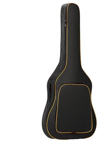 Dick gepolsterter 3/4-Gitarrenkoffer, leichte Gitarrentasche, Schultergurte, wasserdichte Gitarrentasche, bequem zu tragender Gitarrenkoffer-Rucksack, 0,19 Zoll Oxford-Stoff zur Vermeidung von Staub,