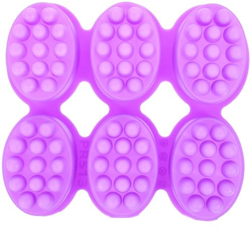 DIYEAH Stampo in Silicone Per Massaggio Al Sapone Stampi in Silicone Per Saponette Da Massaggio Portasapone Saponetta Fai Da Te