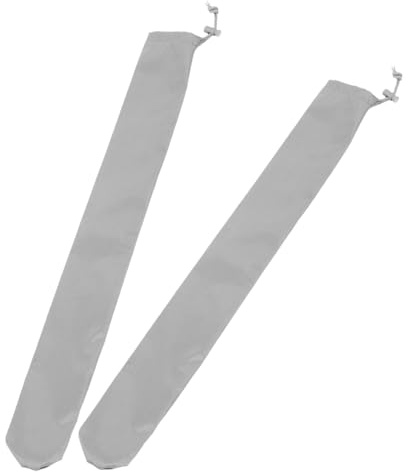 Ciieeo Car Wiper Covers 210d Polyester Waterproof Wiper Protective Sleeves 67x10cm Grey Rain and Bird Droppings Protection for Cars and Trucks