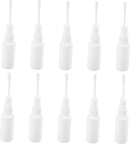 DINHEAROM Bote Spray Nasal Rellenable 30ml Hdpe Varilla Larga Giratoria