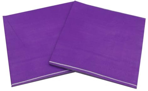 LABRIMP 6packungen Einfarbige Servietten Papierservietten Kreative Party-servietten Bunte Servietten für Feiern und Zuhause Rosa Orange Himmelblau Gelb Lila Grün pro Packung