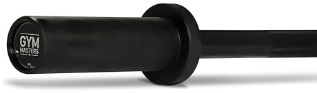 Gym Masters Olympia Hantelstange 50 mm – SZ Curlstange & Barbell – Schwarz – für Hantelscheiben 50 mm – Antirutsch Griff – Krafttraining Home Gym (120 CM, Curl Bar)