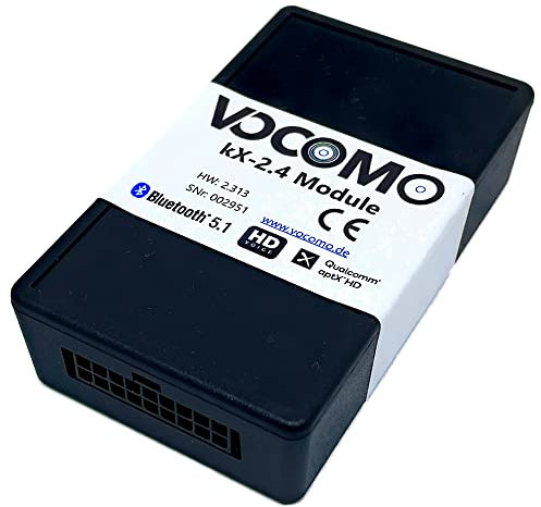 VOCOMO kA-2 Bluetooth Audio Adapter passend für BMW 1er (E81,E82,E87,E88), 3er (E90,E91,E92,E93), 5/6er (E60,E61,E63,E64), Z4 (E89), X1 (E84), X5/6 (E70,E71), Mini (R55,R56,R57,R58,R59,R60,R61)