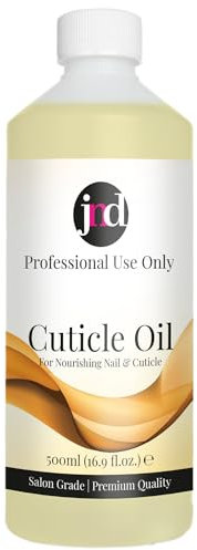 JND Olio per Cuticole con Jojoba – Condizionatore per Unghie e Cuticole per Pelle Secca e Screpolata – Rafforza, Idrata e Rivitalizza – Trattamento per Manicure per Unghie Sane (500ml)