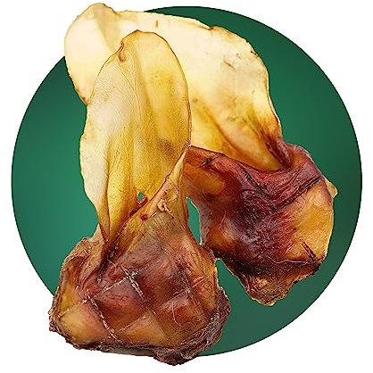 BREERs Getrocknete Rinderohren mit Muschel für Hunde 25 Stück aus eigener Deutscher Herstellung, Kauartikel für Groß & Klein