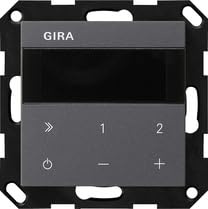 Gira 232028 Unterputz-Radio IP, Internetradio, Anthrazit