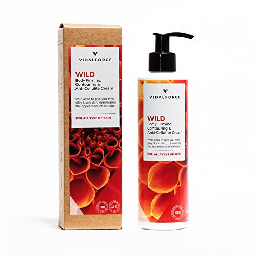 Wild Anticellulite Riduttore Potente con 18 Attività Naturali come Caffeina, Guaranà o Vitamina C - Crema Rassodante Corpo Extreme - Crema Corpo Rassodante Naturale e Bio - 250ml