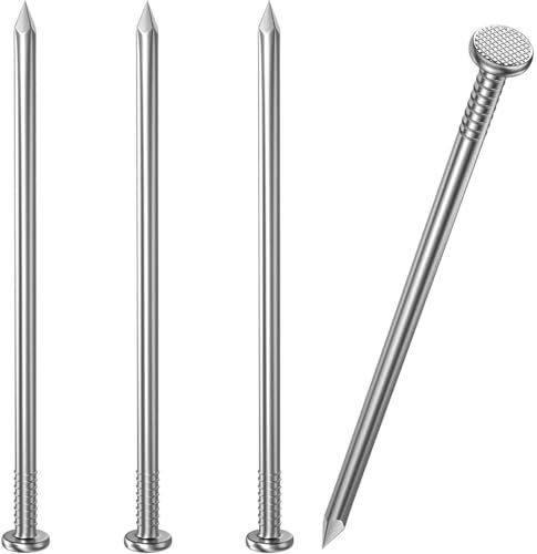 Dayalo 50 chiodi in acciaio da 65 mm, chiodi per tetto, in acciaio inox A2 V2A, chiodi per pareti in legno e cemento