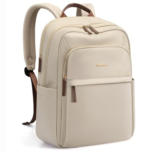 GOLF KVALITET reseryggsäck för kvinnor vattentät handbagage affärer weekender vandring flerskikts laptopväska, 40 cm, Uppgradering-aprikos, 16 Inch, Modern