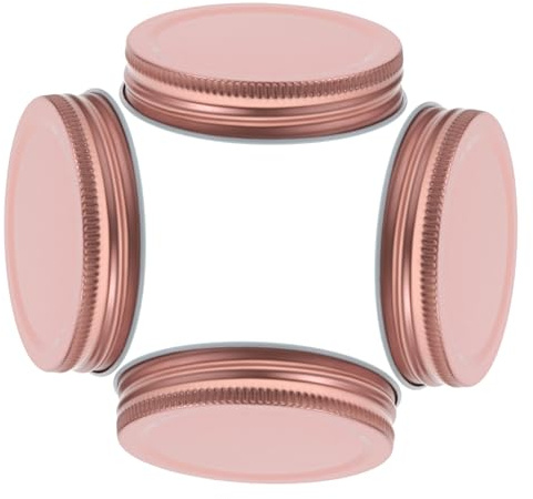 MUCKLILY 12pcs Jars Lids Replacement Canning Lids Sturdy Tinplate Jar for Leakproof Easy to Clean