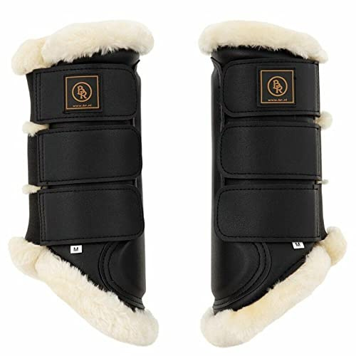 BR Gamaschen Majestic Synthetisches Lammfell (M, Schwarz)