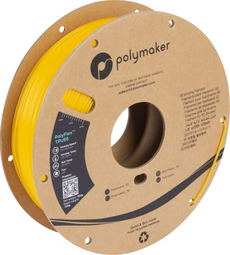 Polymaker PolyFlex TPU-95A Gelb - 1,75mm - 750g