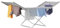 DMD Collective - Electric Heated Clothes Dryer, Folding Energy-Efficient, Indoor Airer Wet Laundry Drying Horse Rack, 15kg Capacity, 20 Heated Bars, Folded Wings Low Wattage 230W