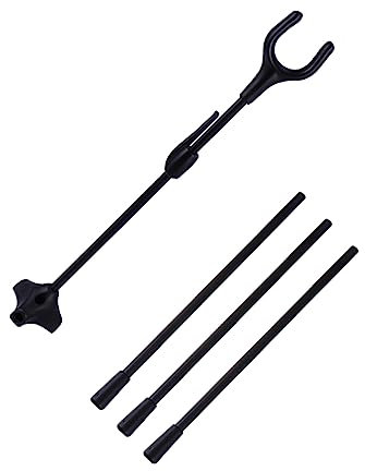 Parliky Creative Tripod Bogenständer Aus Fiberglas Klappbarer Bogenhalter Für Zuhause Und Ausstellungen Stabil Und Installieren Für Bogenschützen Und Einzelhandelspräsentationen