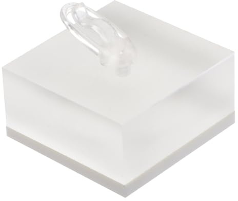 ANDRESLAD 1Stück Transparenter Ringhalter aus Ring Display Rack für Schmuck Platzsparender Ringständer für Zuhause und Schmuckgeschäfte Robuste und Sichere Aufbewahrung von Ringen