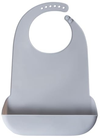 WUFGWBD 1 Piece Adult Silicone Bib, Waterproof, Durable, Anti-Fouling, Reusable