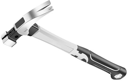 Martello da carpentiere multifunzione per chiodi tirando martellamento ad alto impatto testa in acciaio porta chiodi per artigiani tuttofare