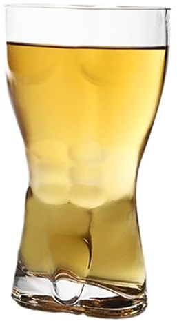 Generisch Einzigartiges Pint-Glas in Körperform – Sexy Bierglas in Frauen- und Männerkörper, Transparenter Schnapsgläser Becher für Bier, Cocktails, Wein und Limonaden, Ideal für alle Getränkearten