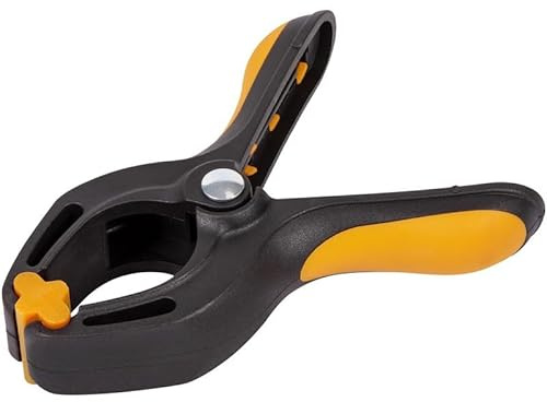 Spring Clamp 26mm, Soft Grip Jaws. High Tension Spring for Added Grip, 1 in Pack