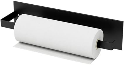 KJBDQQH Magnetiska kylskåpshyllor magnetisk kryddhylla kylskåp sidohylla förvaring hushåll kylskåp platsbesparande köksorganisatör (pappershållare svart)