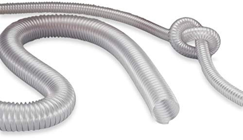 Leichter Saugschlauch, antistatisch, lebensmittelecht, verstärktes Edelstahldraht Ø 125mm, L:10m, 33001251018-10