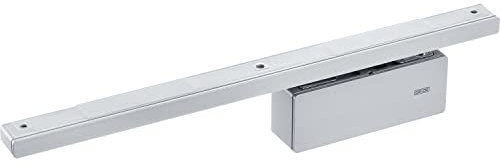 GEZE 184102 Türdämpfer ActiveStop aufliegend Türdämpfung für Holztüren, Silber, Silberfarbig