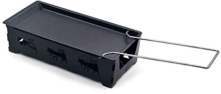 Venus valink Milk Cheese Portable Non-Stick Metal Cheese Raclette Oven Grill Plate Rotaster Baking Tray Stove Set Kitchen Baking Tool, Cheese Plate Set Cheese Tray Bakeware Pan