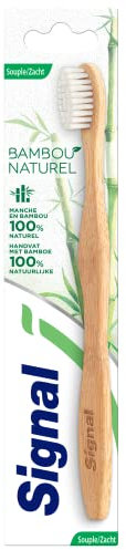 SIGNAL Cepillo de dientes suave bambú 100% natural x1