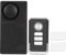 Wireless Vibration Alarm, 110dB 10 Level Sensitivity Adjustable Anti Theft Loud Security Alarm with Remote Control for Bike, Door, Window