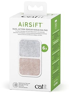 Catit AiRSiFT Dual Action Pads 6-pack