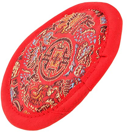 BESTonZON Klangschalenkissen Singende spirituelle Schalenkissen Schüsselunterlage aus Stoff Klangschalen-Zubehör Klangschalen-Accessoire Klangschalenauflage dekorative Klangschalenunterlage