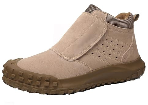 CaiHmnsa Botas De Trabajo para Hombres Soldador Zapatos De Seguridad Impermeables Antideslizante Zapatos De Punta De Acero para Mujeres