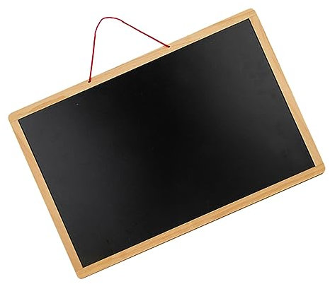 Lurrose Holztafel Mit Aufhängeschnur Beidseitig Nutzbar Für Nachrichten Und Dekoration Diy Schreibtafel Maltafel Hängende Tafel