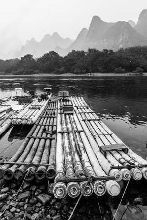 adrium Acryl-Bild 40 x 60 cm: Fischerboote im Li-Fluss, China (22302857)