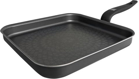 Pensofal Bistecchiera IQ Connect padella piastra griglia 2 magniglie rivestimento Diamond alluminio antiaderente da induzione 28x28 cm