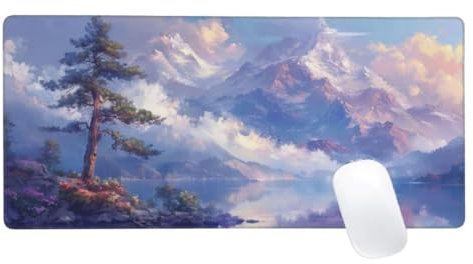 Clou Girofle Tapis de Souris XXL 1600x800, Tapis de Souris Paysage, Tapis Souris Clavier et Bureau, Étendu Tapis de Souris Gamer, Lavable Surface Lisse, Base Antidérapante, Améliorer Précision Z2-816