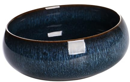 FONDOTIN Tazón De Cerámica Para Lavado De Té Cuenco Para Residuos De Té Diseño Creativo y Decorativo Fácil De Limpiar y Práctico