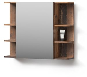 Livinity Badspiegelschrank Fucino, Antikholz, 79.6 x 64 cm