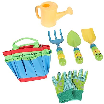 Toyvian Attrezzi Da Giardinaggio Per Ragazzo Attrezzi Da Piantagione Manuali Piccola Giardino Giocattoli Per Diserbo e Terreno Per All