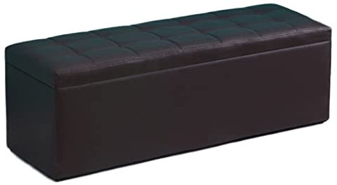 FHSLKXIM Pouf Contenitore Pieghevole in Pelle, Sgabello A Cubo, Poggiapiedi, Sgabello per Soggiorno, Camera da Letto, Ufficio, Giardino, caffè, 40 X 40 X 40 Cm