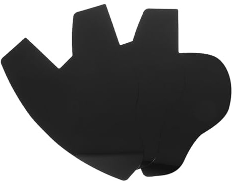 Alipis 3 pezzi Kit Stencil Barba Uomo per Modellare e Definire Attaccatura Capelli e Baffi Design Contorno Capelli per Barber Shop e Uso DIY Forma Ottimizzazione Barba Nera Pratica e