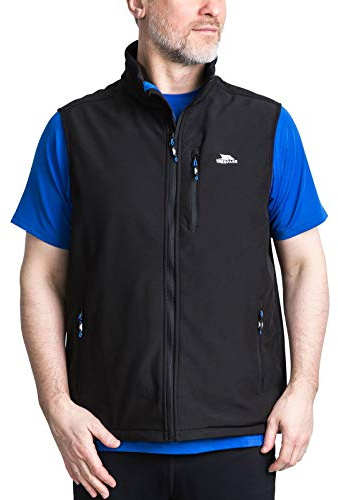 Trespass Gilet da uomo in Softshell antivento Vassus