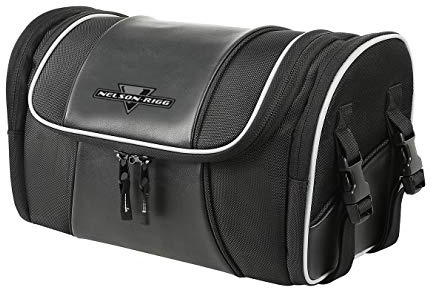 Nelson-Rigg Route 1 Day Trip Backrest/Sissy Bar Rack Bag; Fits Harley Davidson, Indian, Yamaha & Suzuki Motorcycles