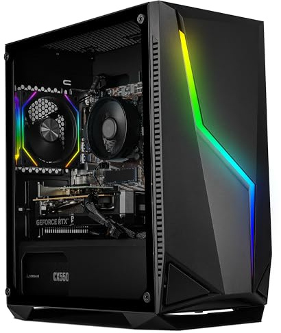 SCAN 3XS Gaming PC | RTX 5060 Ti 16GB | Core i5 14400F | 16GB D4 | 1TB SSD | Windows 11 | Wi-Fi | Bluetooth | 550W PSU | RGB Lighting | High-Airflow Chassis